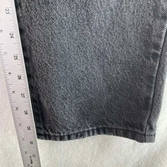 Pacsun Dad Jeans Joan Womens 27 Black Denim Pockets Straight Leg Distressed - Picture 5 of 10